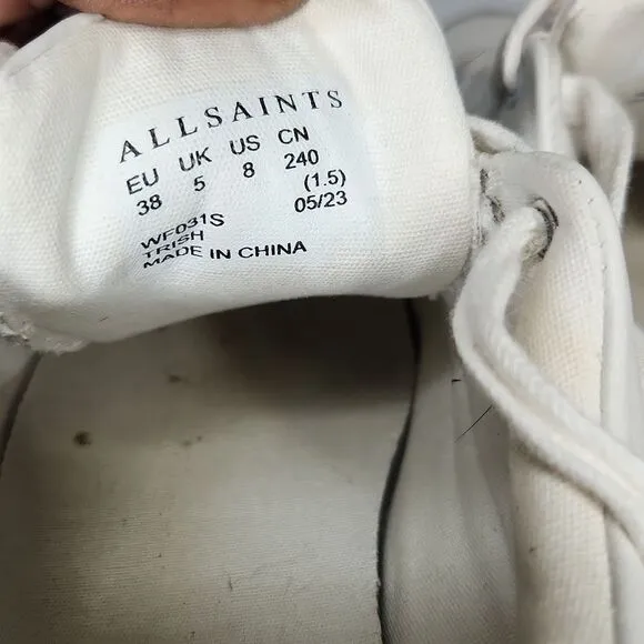 ALLSTAINTS Trish Platform Distressed  outersole Sneakers