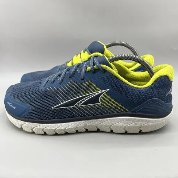 Altra Provision 4 Running Sneakers Men Size 10 Blue Green Comfort Low Top Shoes