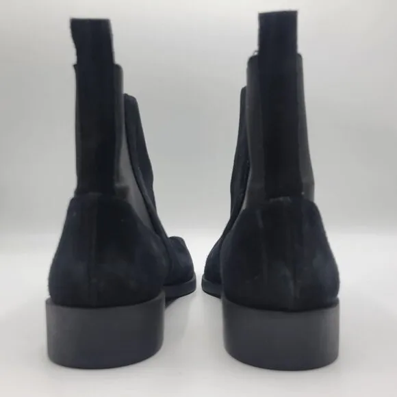 &amp; Other Stories Black Suede Ankle Chelsea Boots Size 37 US 7