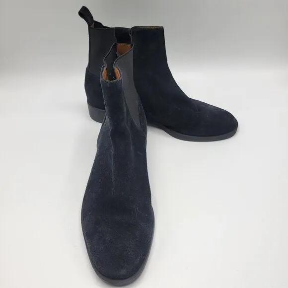 &amp; Other Stories Black Suede Ankle Chelsea Boots Size 37 US 7