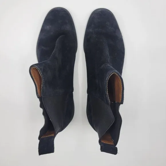 &amp; Other Stories Black Suede Ankle Chelsea Boots Size 37 US 7