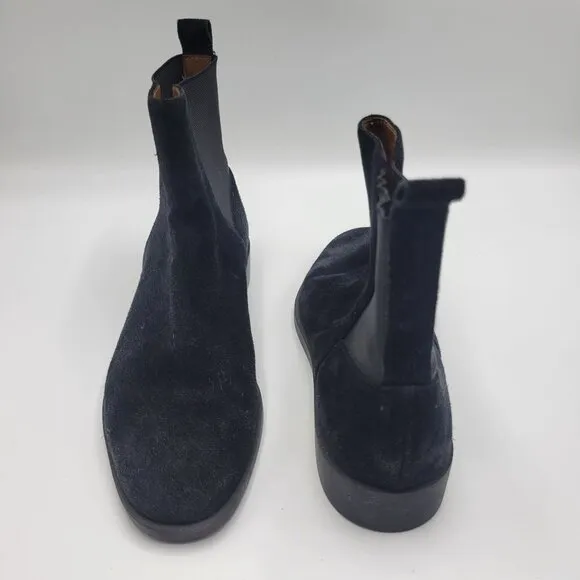 &amp; Other Stories Black Suede Ankle Chelsea Boots Size 37 US 7