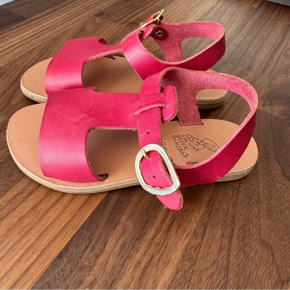 Ancient Greek Sandals - Vibrant Pink - Size 26 EU / US 9.5