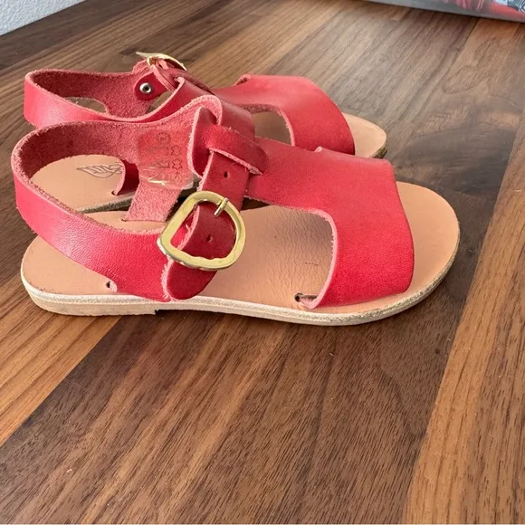 Ancient Greek Sandals - Vibrant Pink - Size 26 EU / US 9.5