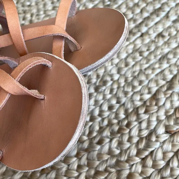Ancient Greek Sandals x Peter Pilotto Alethea stud cross front leather sandals
