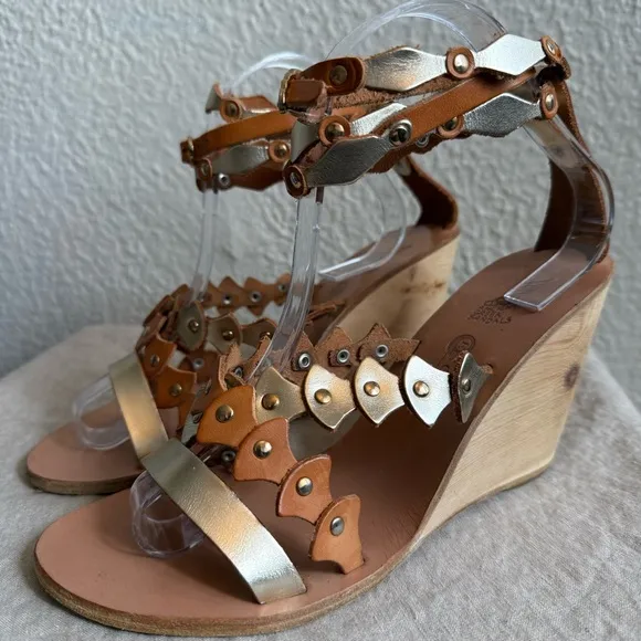 Ancient Greek Wedge Sandals