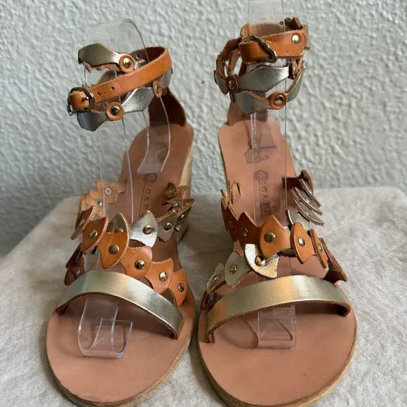 Ancient Greek Wedge Sandals