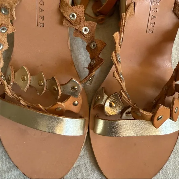 Ancient Greek Wedge Sandals