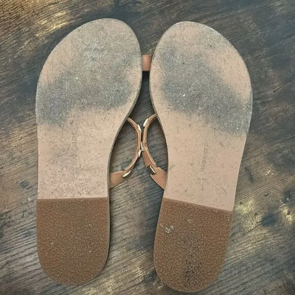 Ancient Phaedra Greek Sandals Phaedra Slip-On Sandals in Natural Size 37