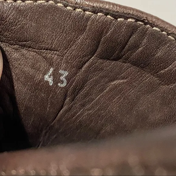 Andrea Ventura Firenze Brown Woven Italian Leather Loafers 43