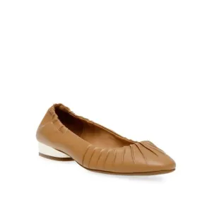 ANNE KLEIN Womens Beige Heel Heel Calliope Almond Toe Slip On Flats Shoes 8 M