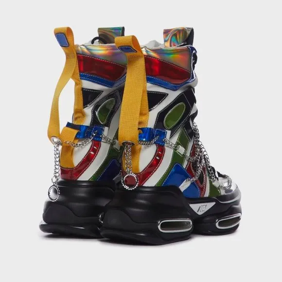 Anthony Wang THE EPIC HOLOGRAM Wedge Sneakers ( BRAND NEW !!!)