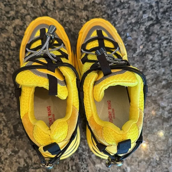 Anthony Wang Yellow platform Sneakers EUC 8