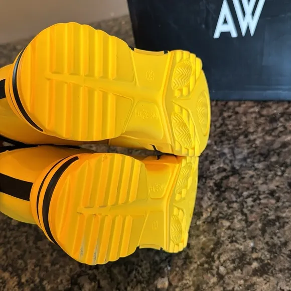 Anthony Wang Yellow platform Sneakers EUC 8