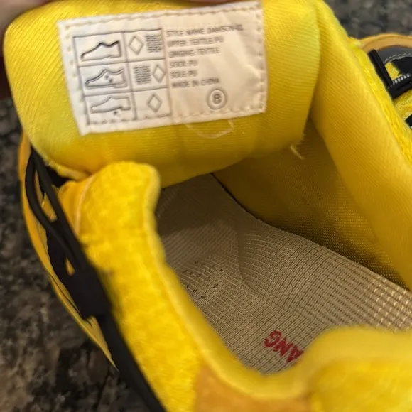 Anthony Wang Yellow platform Sneakers EUC 8