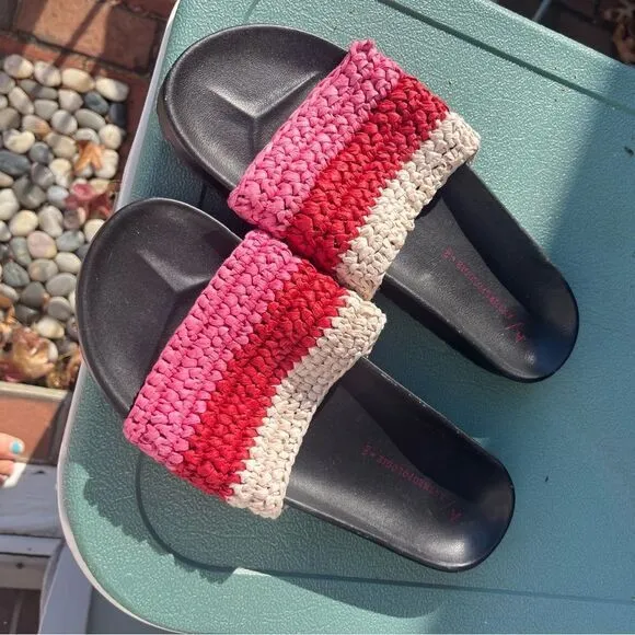 Anthropologie Amira Slide Sandals NWT