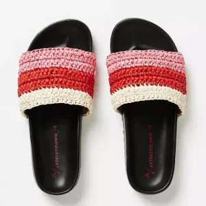 Anthropologie Amira Slide Sandals NWT