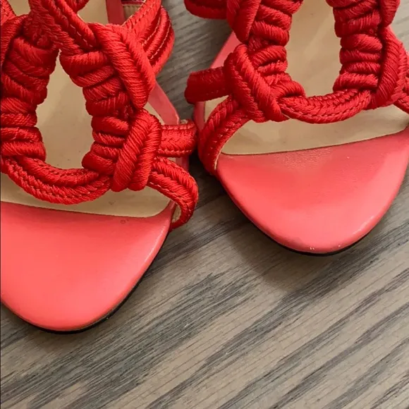 ANTHROPOLOGIE CAbi Bright Rope Sandals