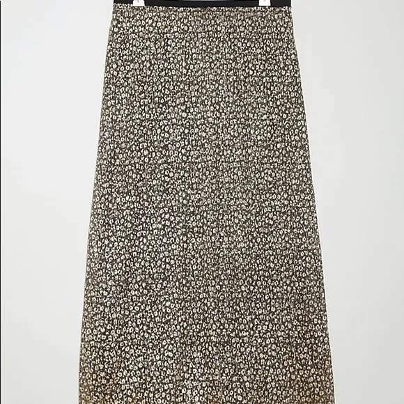 Anthropologie Maeve Anina Shimmer Midi Skirt