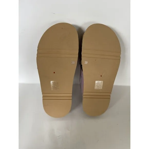 Anthropologie Sandals Bruno Premi Cross Strap Platform Buckle Lilac EU 39/US 8