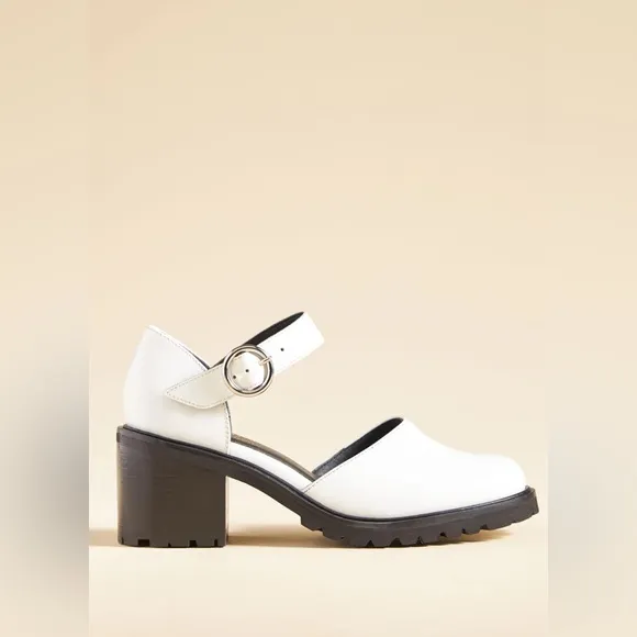 Anthropologie Seychelles Lock and Key Mary Jane Heels
