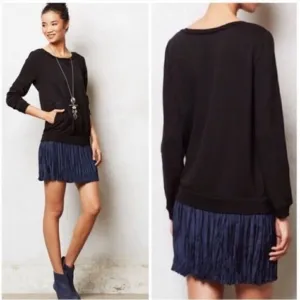 Anthropologie x Bordeaux Dyad Sweatshirt Dress medium NWT