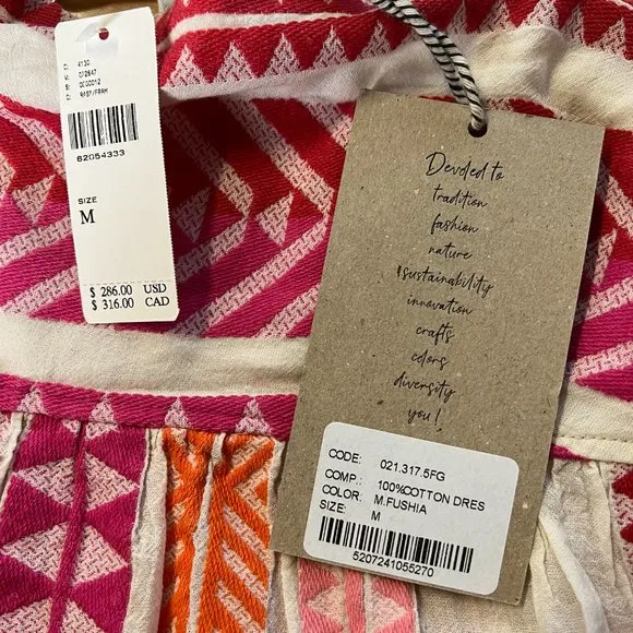 Anthropologie x Devotion Twins Lilou Multi Dress  NWT