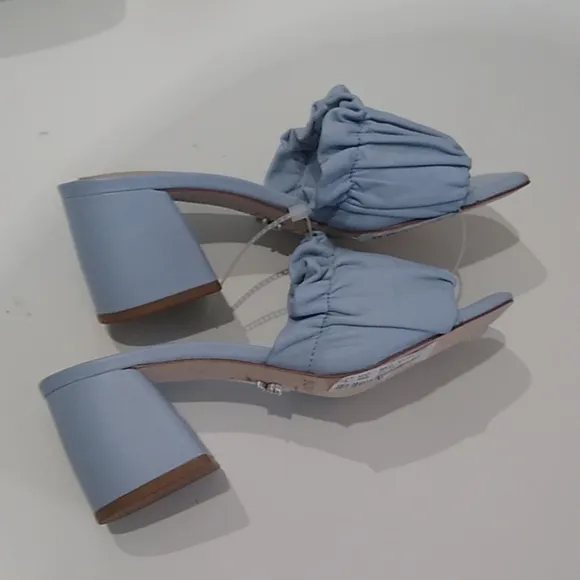 Antonio Melani Born on Fifth Amy Pleated Leather Dress Sandals