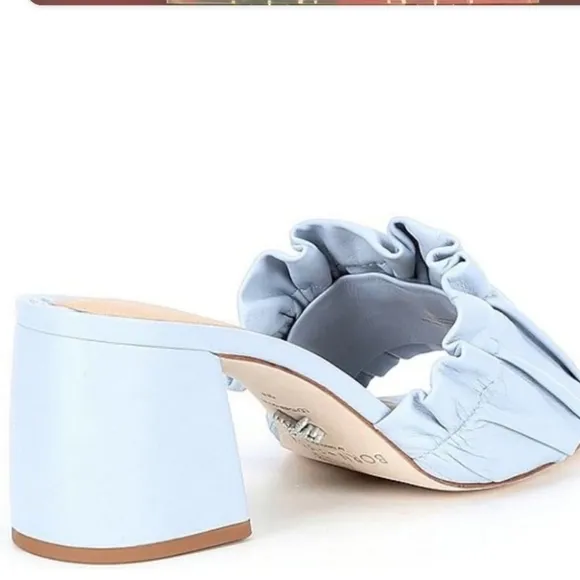 Antonio Melani Born on Fifth Amy Pleated Leather Dress Sandals