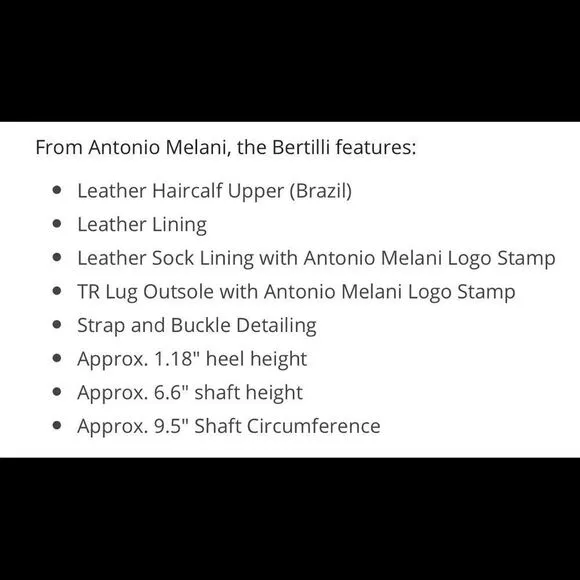 Antonio Melani BERTILLI Leopard Print Calf Hair