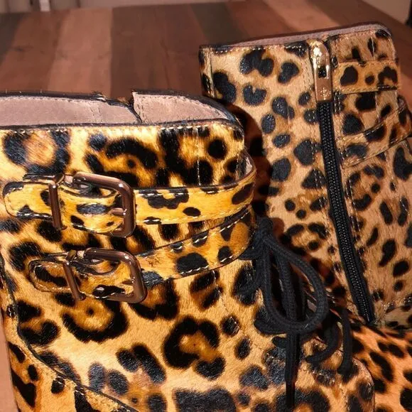 Antonio Melani BERTILLI Leopard Print Calf Hair