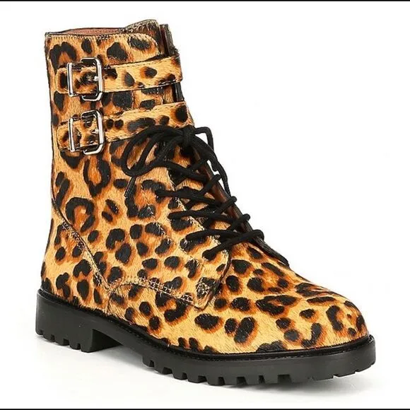 Antonio Melani BERTILLI Leopard Print Calf Hair