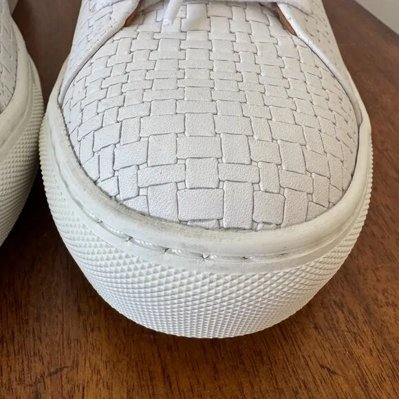 Aquatalia Alaric Embossed Leather Low-Top Sneakers