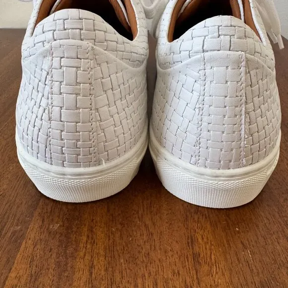 Aquatalia Alaric Embossed Leather Low-Top Sneakers