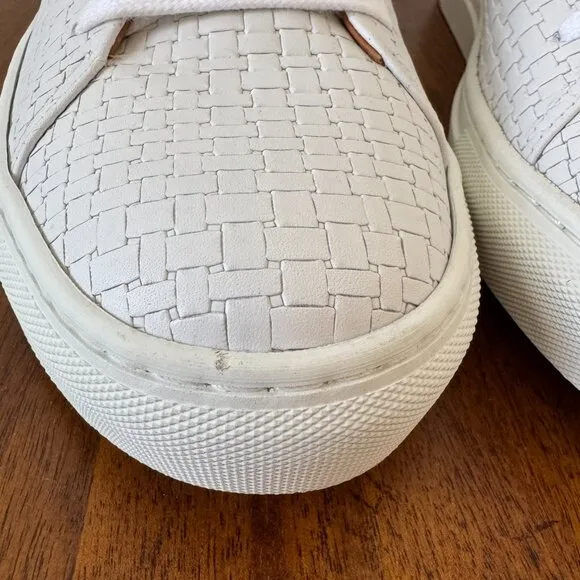 Aquatalia Alaric Embossed Leather Low-Top Sneakers