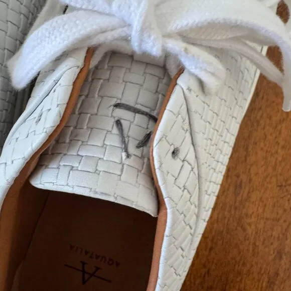 Aquatalia Alaric Embossed Leather Low-Top Sneakers