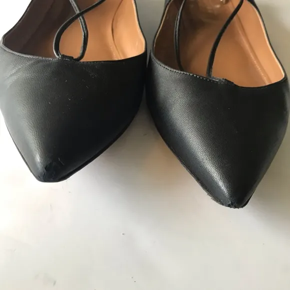 Aquazzura Christy Lace Up Flats