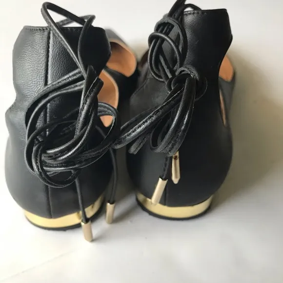 Aquazzura Christy Lace Up Flats