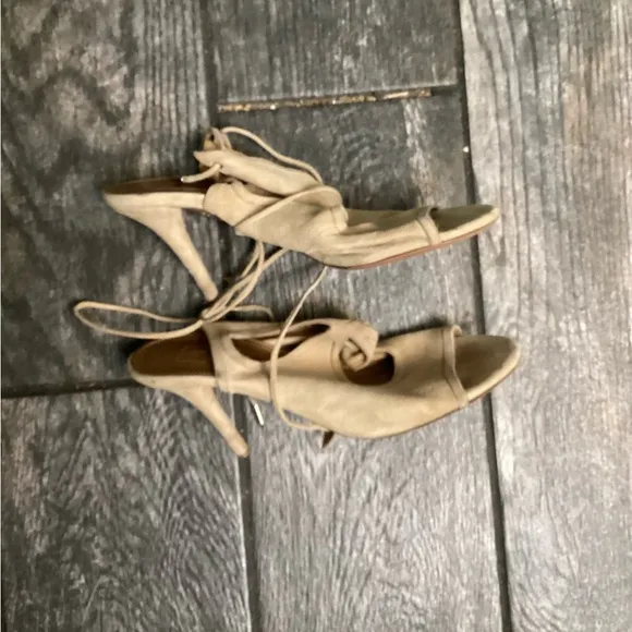 Aquazzura Stiletto Cut Out Ankle Strap Sandals