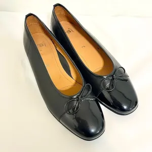 Ara Bella Leather Cap Toe Ballet Flats