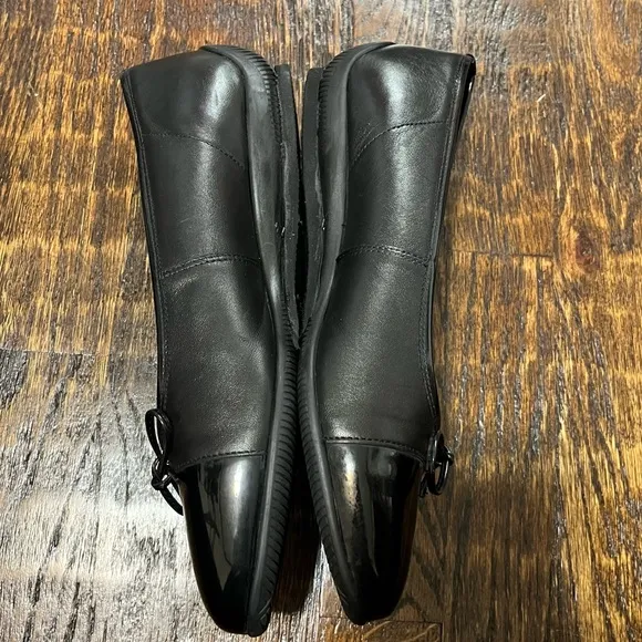Ara Bella Leather Cap Toe Ballet Flats