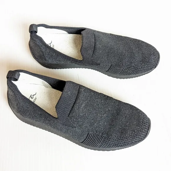 ARA Fusion Lissabon Leena Metallic Mesh slip-on loafers sneakers made in Germany
