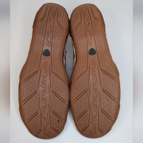 Ariat 4LR Gleeson Suede Leather Driving Moccasin Slip On Loafers Size 10D
