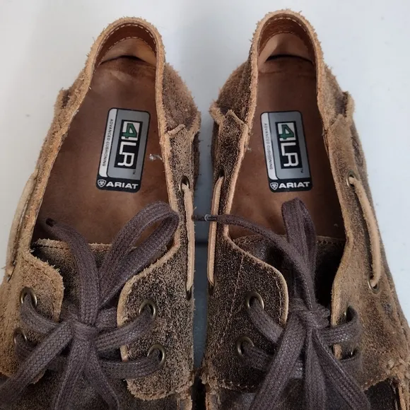 Ariat 4LR Gleeson Suede Leather Driving Moccasin Slip On Loafers Size 10D