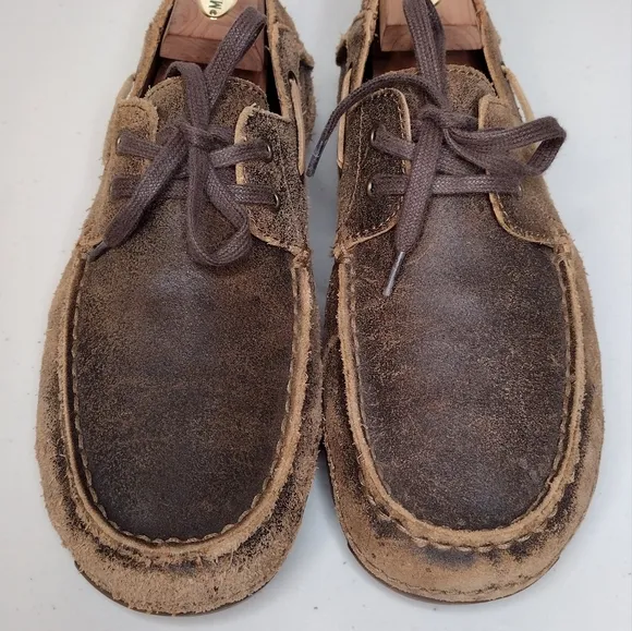 Ariat 4LR Gleeson Suede Leather Driving Moccasin Slip On Loafers Size 10D