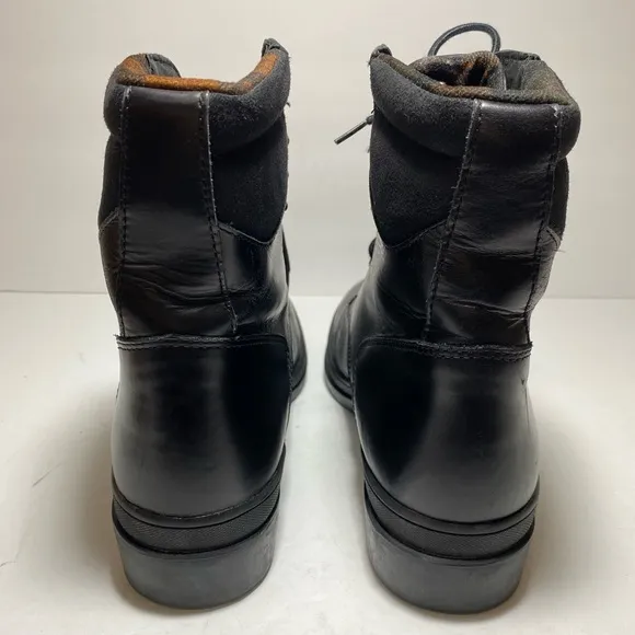 Ariat Black Combat &amp; Moto Boots with Lace-Up Design and Sturdy Sole Women’s 8.5