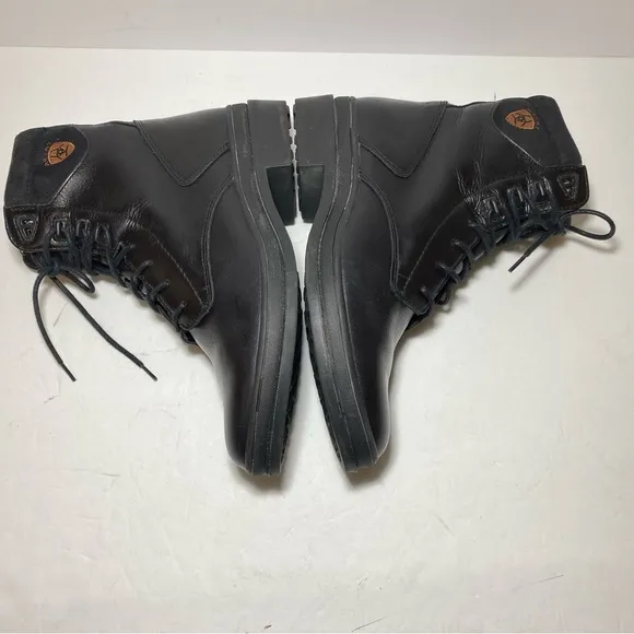 Ariat Black Combat &amp; Moto Boots with Lace-Up Design and Sturdy Sole Women’s 8.5