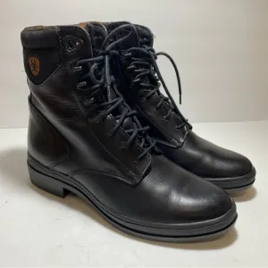 Ariat Black Combat &amp; Moto Boots with Lace-Up Design and Sturdy Sole Women’s 8.5