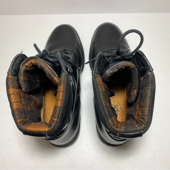 Ariat Black Combat &amp; Moto Boots with Lace-Up Design and Sturdy Sole Women’s 8.5