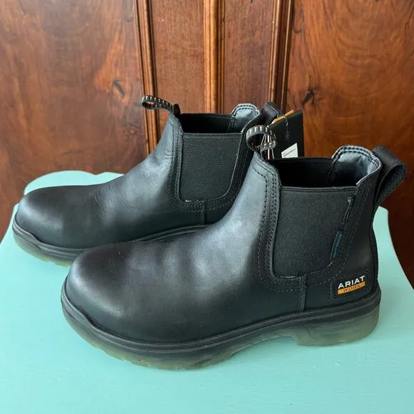 Ariat Turbo Chelsea H2O Carbon Toe Boots Men 7D. NWT